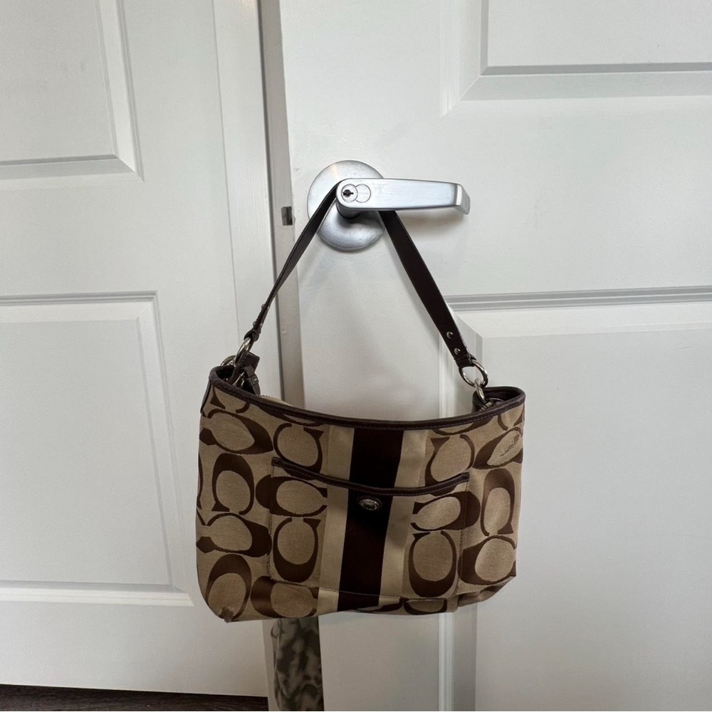 Brown Vintage Coach Shoulder Bag